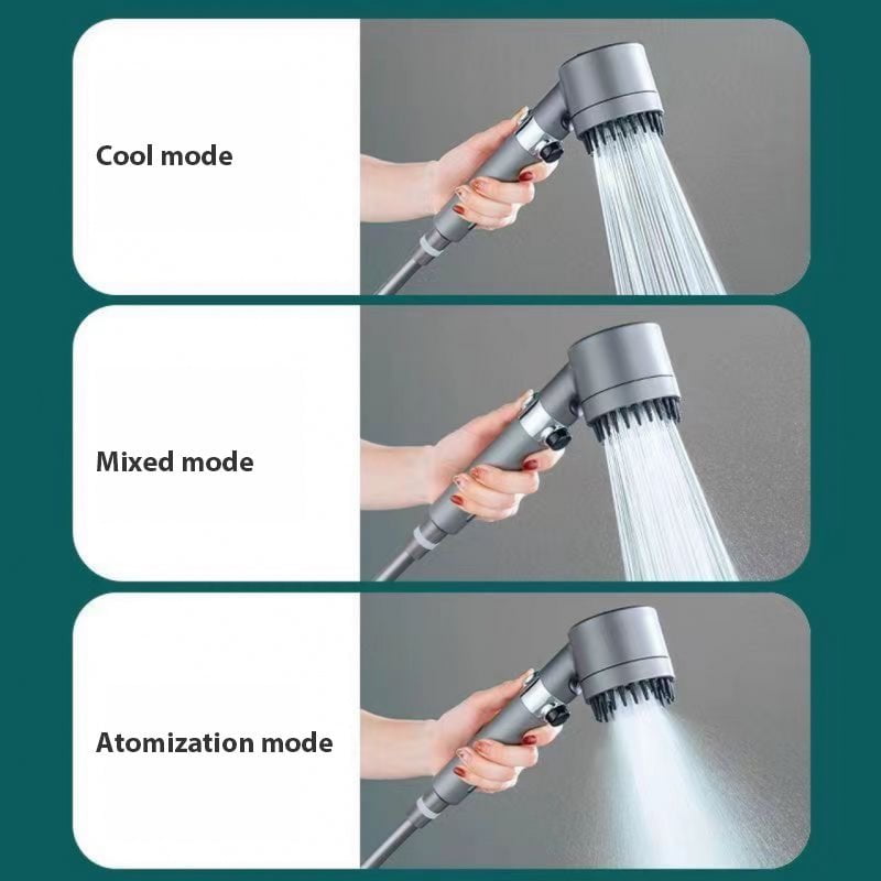 STORAZONE Home Appliances 3 Modes Shower Head High Pressure Showerhead Portable Filter Rainfall Faucet Tap Bathroom Bath Home Innovative Accessories
