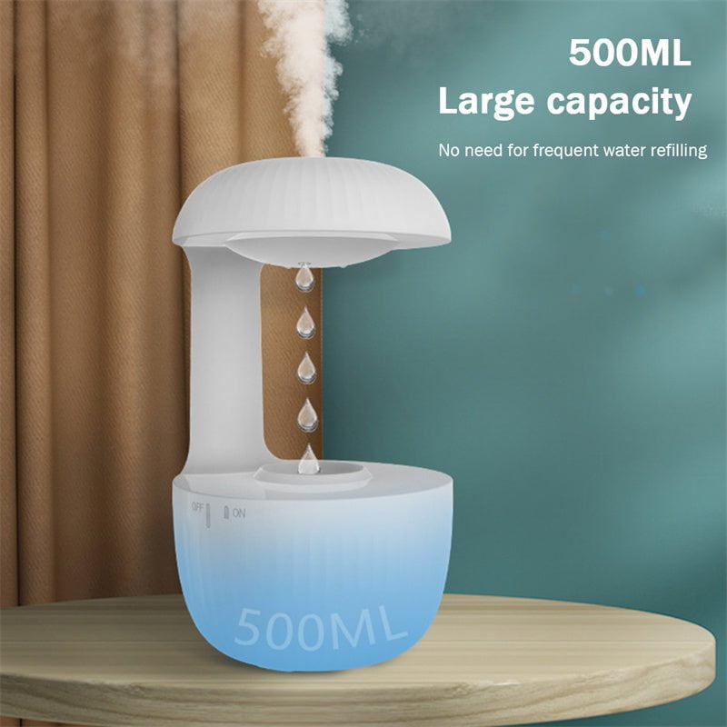 STORAZONE Home Appliances Anti-gravity Air Humidifier Mute Countercurrent Humidifier Levitating Water Drops Cool Mist Maker Fogger Relieve Fatigue