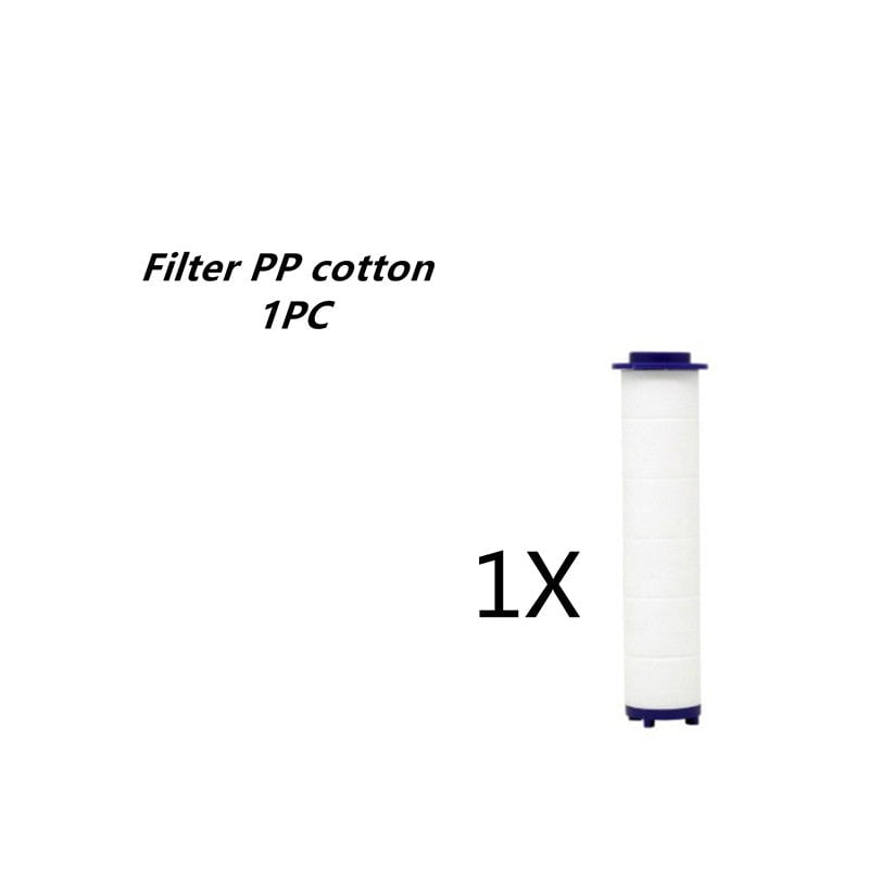 STORAZONE Home Appliances Filter PP cotton1PC Propeller Driven Shower Head With Stop Button And Cotton Filter Turbocharged High Pressure Handheld Shower Nozzle
