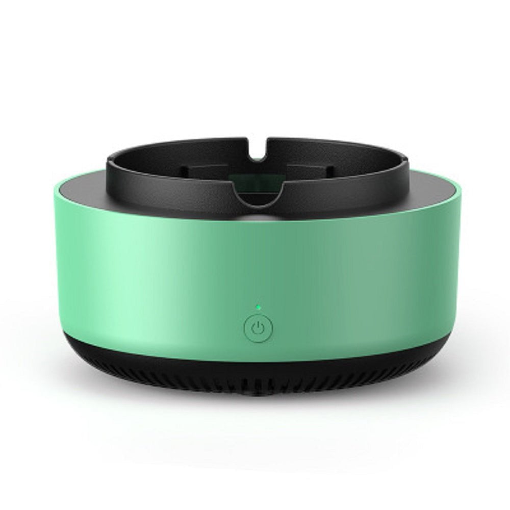 STORAZONE Home Appliances Green Air Purifier Ashtray Intelligent Electronic Ashtray For Filtering Second-Hand Smoke From Cigarettes Remove Smoking Home Office