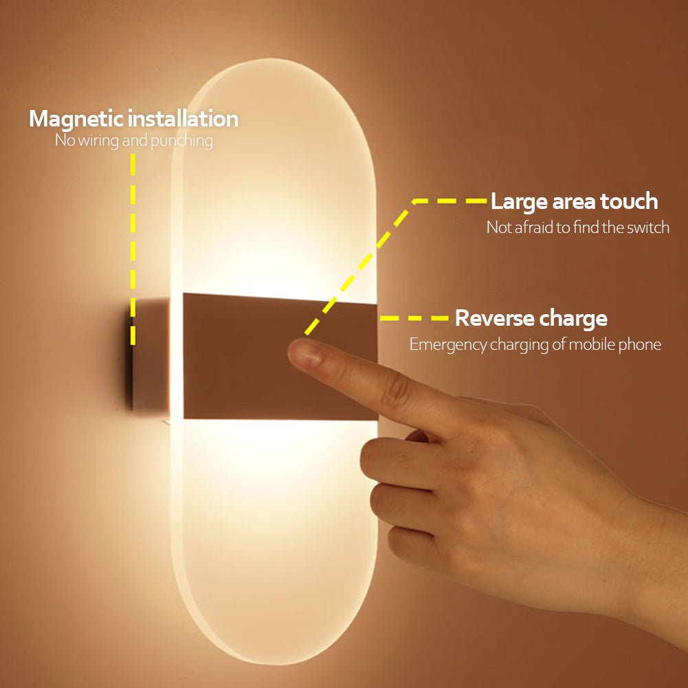 STORAZONE Home Appliances Indoor Sensing USB Charging Wall Lamp