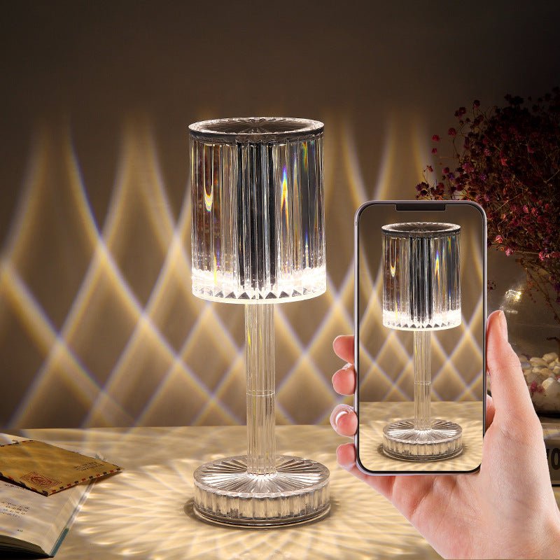 STORAZONE Home Appliances New Crystal Table Lamp Hotel Decoration Diamond Romantic Warm Led For Home Decor Romantic Gift Night Light