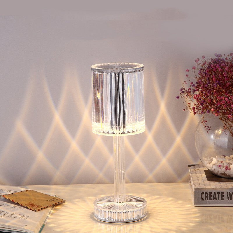 STORAZONE Home Appliances New Crystal Table Lamp Hotel Decoration Diamond Romantic Warm Led For Home Decor Romantic Gift Night Light