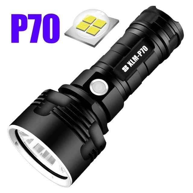 STORAZONE Home Appliances P20 / No Battery Strong Flashlight Focusing Led Flash Light Rechargeable Super Bright LED Outdoor Xenon Lamp