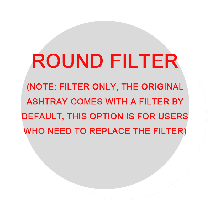 STORAZONE Home Appliances Round filter Smoke Removal Air Purification Ashtray Anion Purification Practical Automatic Purifier Ashtray Portable Gadgets For Car Ashtray