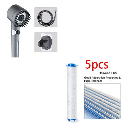 STORAZONE Home Appliances Set15 3 Modes Shower Head High Pressure Showerhead Portable Filter Rainfall Faucet Tap Bathroom Bath Home Innovative Accessories