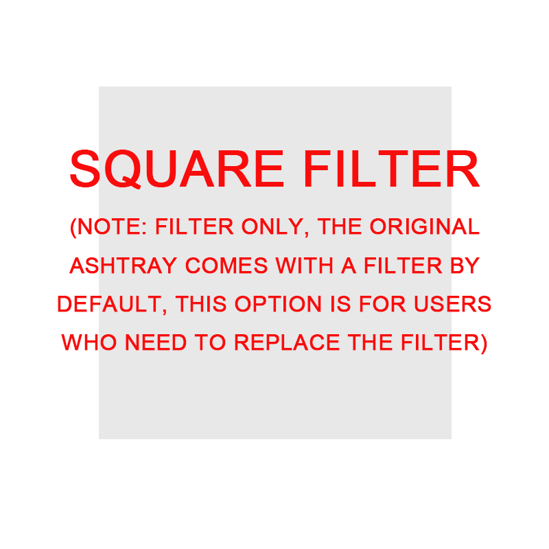 STORAZONE Home Appliances Square filter Smoke Removal Air Purification Ashtray Anion Purification Practical Automatic Purifier Ashtray Portable Gadgets For Car Ashtray