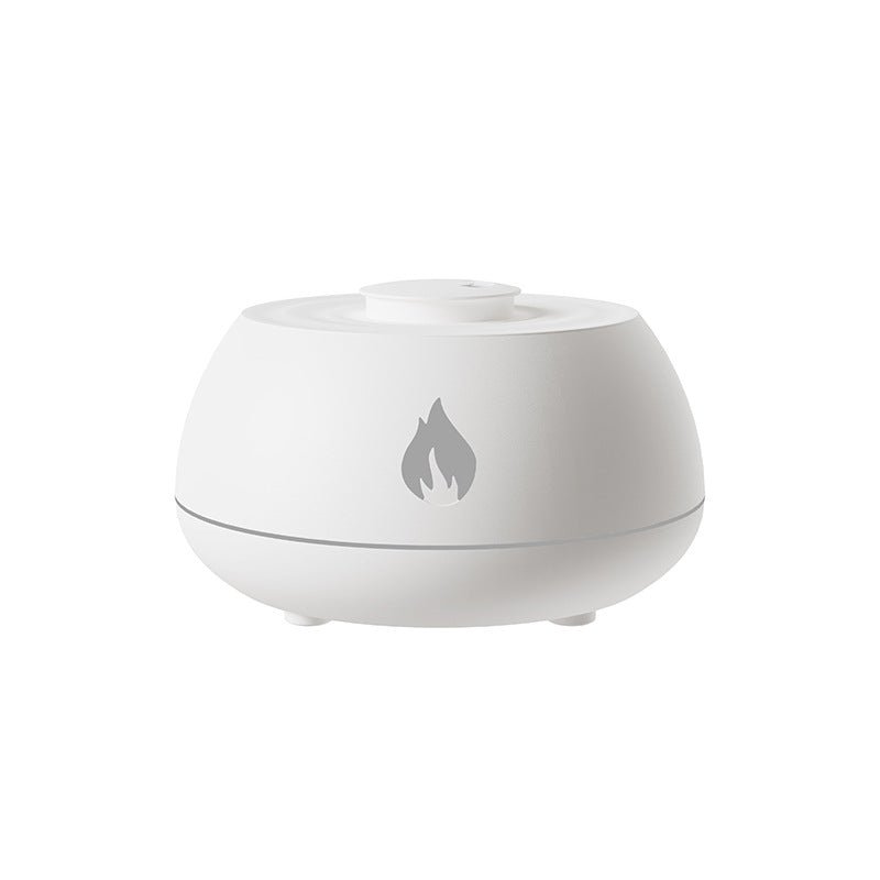 STORAZONE Home Appliances White / USB Flame Humidifier Aromatherapy Diffuser 7 Colors Light Home Air Humidifier 130ML USB Room Fragrance Essential Oil Diffuser