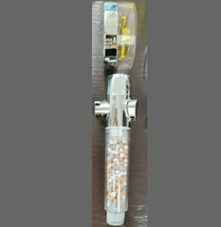 STORAZONE Home Appliances Yellow transparent with filter Shower Head Water Saving Flow 360 Degrees Rotating With Small Fan ABS Rain High Pressure Spray Nozzle Bathroom Accessories