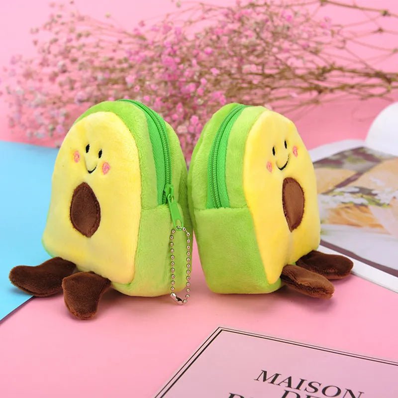 Storazone HOT! Cute Cartoon Plush Shark Coin Purse Plush Animal Wallet For Women Kids Zipper Coin Bag