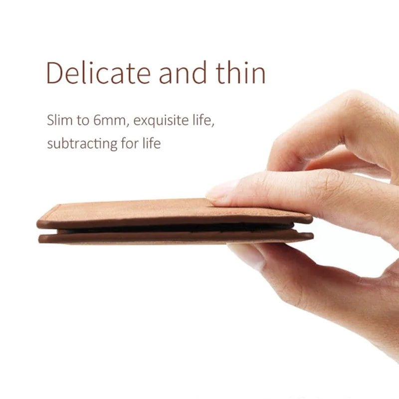 Storazone Hot Selling Leather Wallet Top Men Coin Bag Minimalist Thin Purse Card Pack Purse Business Short Wallet for Men 2023 New Fashion