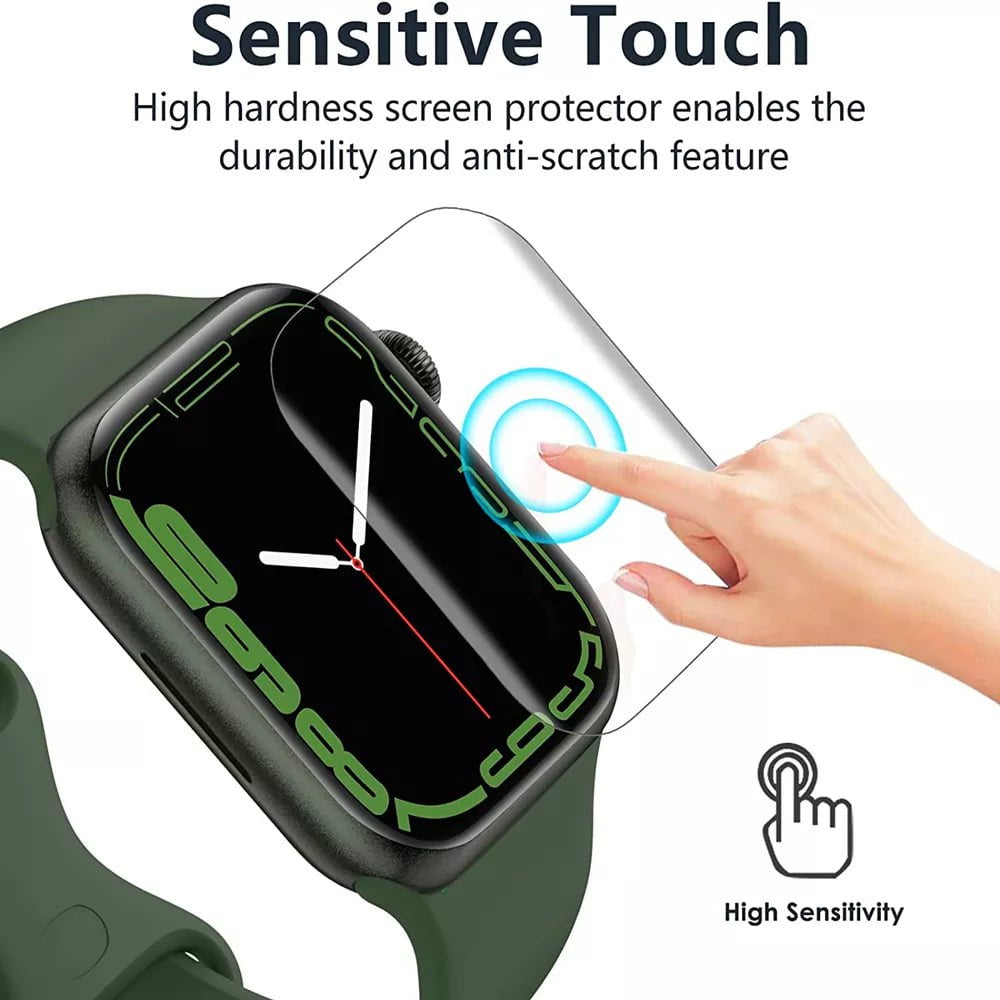 Storazone Hydrogel Screen Protector Film For Apple Watch 9 8 7 6 SE 5 4 3 40MM 44MM 42MM 38MM Not Glass for iWatch 8 Ultra 41MM 45MM 49MM