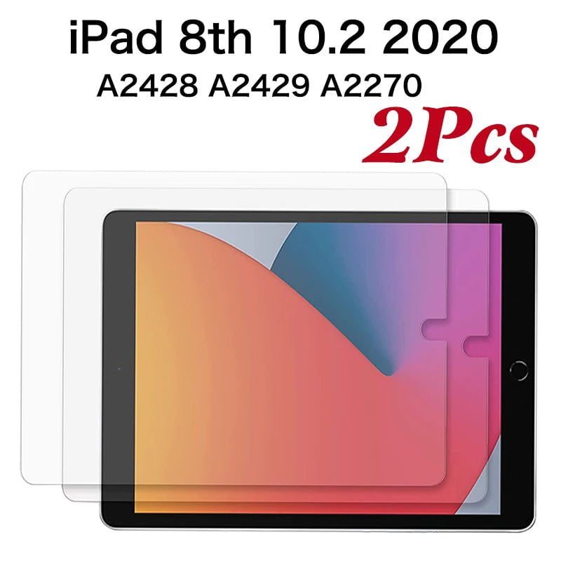 Storazone iPad 8th 2020 1 / CHINA Glass For Apple iPad 7 8 9 10.2 inch 2021 2020 Screen Protector Tempered Glass for iPad 7th 8th 9th Generation Protective Film