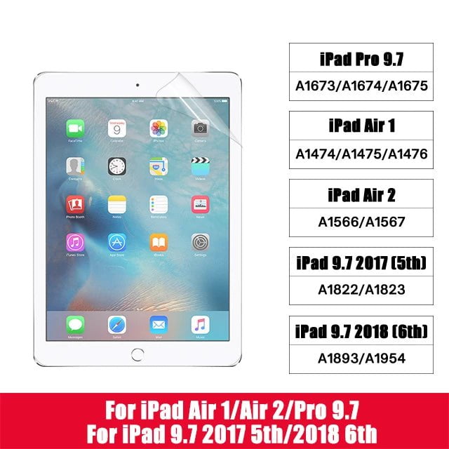 Storazone iPad 9.7 Air 1 Air 2 Paper-feel Screen Protector For iPad Pro 11 12.9 12 9 for iPad Air 4 5 2022 8th 7th 9th10th Generation Mini 10.2 Paperfeel Film