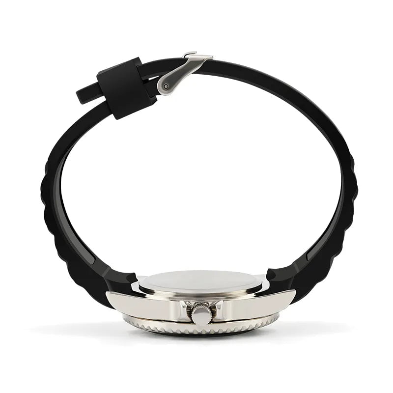 Storazone Japan Movement No Logo 40mm Rotating Bezel Rubber Strap Quartz Analog