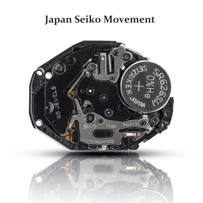 Storazone Japan Movement No Logo 40mm Rotating Bezel Rubber Strap Quartz Analog