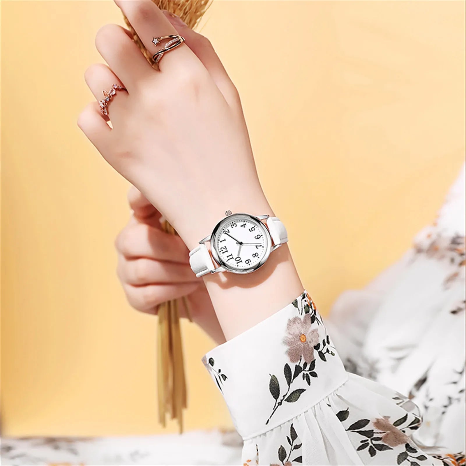 Storazone Japan Movement Women Quartz Fine Watch Easy To Read Arabic Numerals Simple-Dial часы женские наручные montre femme relojes para
