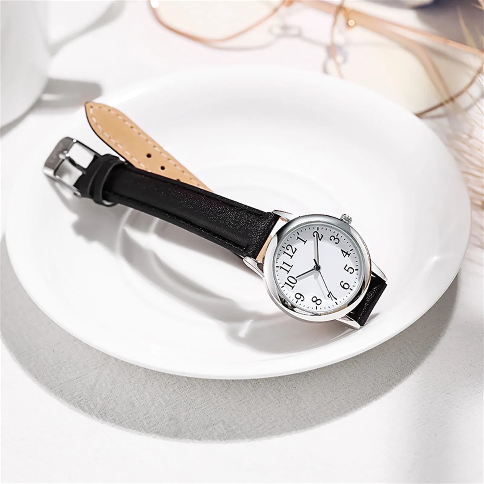 Storazone Japan Movement Women Quartz Fine Watch Easy To Read Arabic Numerals Simple-Dial часы женские наручные montre femme relojes para