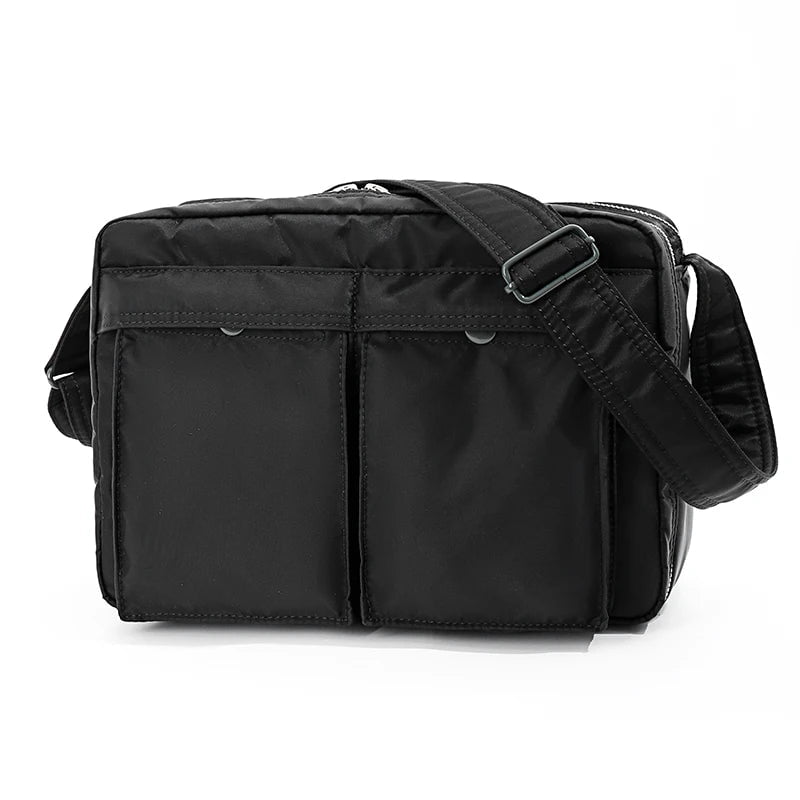 Storazone Japanese Style Fashion Messenger Bag Nylon Cloth Men Single Shoulder Bag Waterproof Cross body Bag Casual Men Handbag Chest Bag