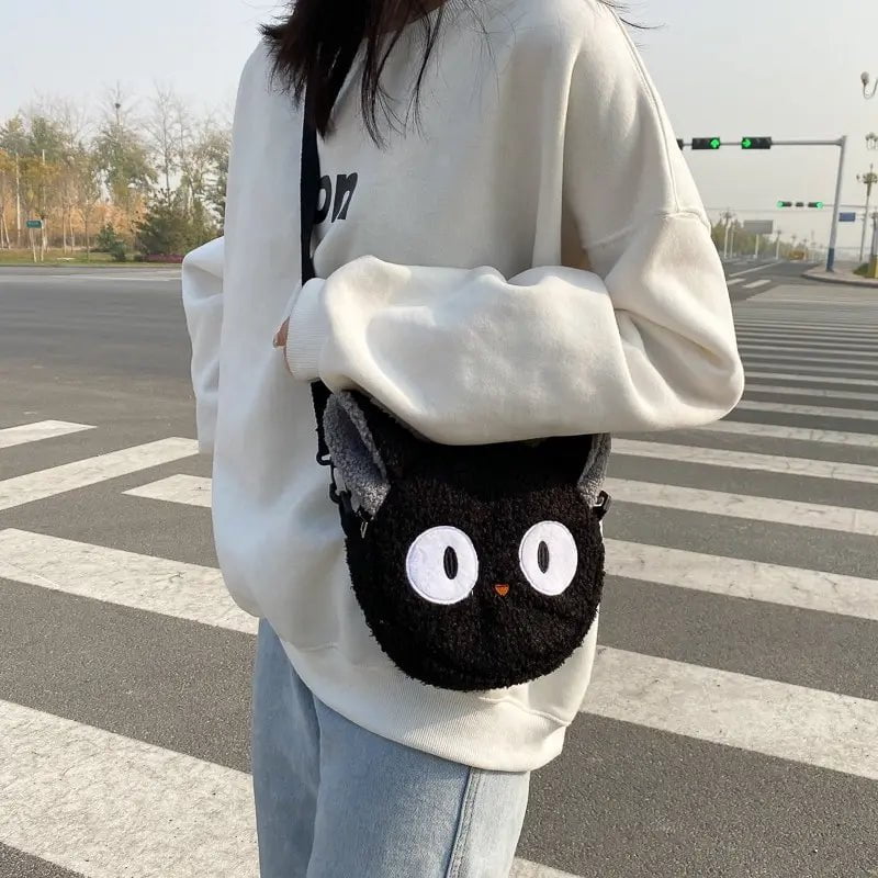 Storazone Japanese Style Kawaii Bag Women Cartoon Plush Shoulder Bag for Women New Crossbody Bag Small Phone Purse Bolsa Feminina