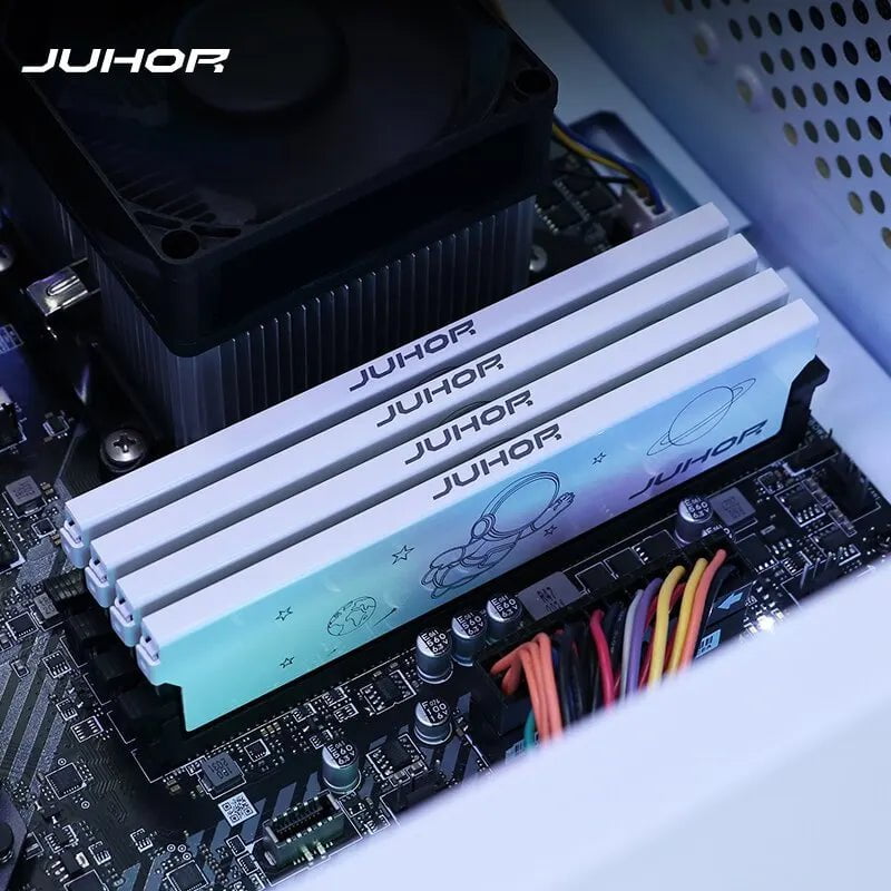 Storazone JUHOR DDR4 8GB 16GB 3200MHz 3600MHz 16GBX2 8GBX2 New Dimm XMP2.0 Desktop Gaming Memoria Rams Granules of Samsung