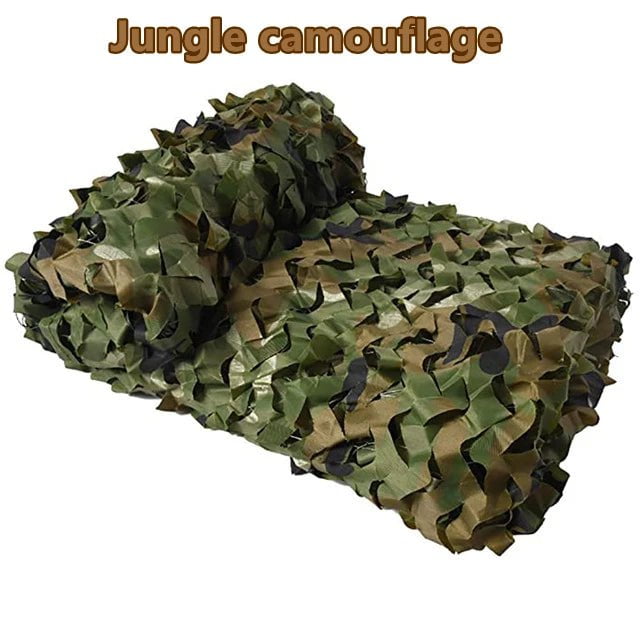 Storazone Jungle camouflage / 1.5mx1.5m Military camouflage net gazebo camouflage net shade net garden decoration net green jungle camouflage white camouflage beige 2x3