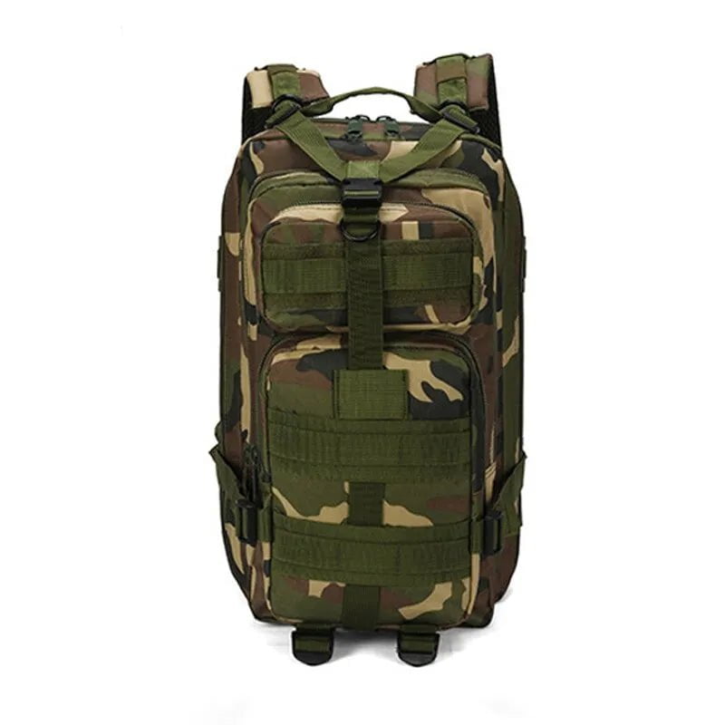 Storazone Jungle Camouflage Military Tactical Backpack Travel Sports Camouflage Bag Outdoor Climbing Hunting Backpack Fishing Hiking Army 3P Pack Bag