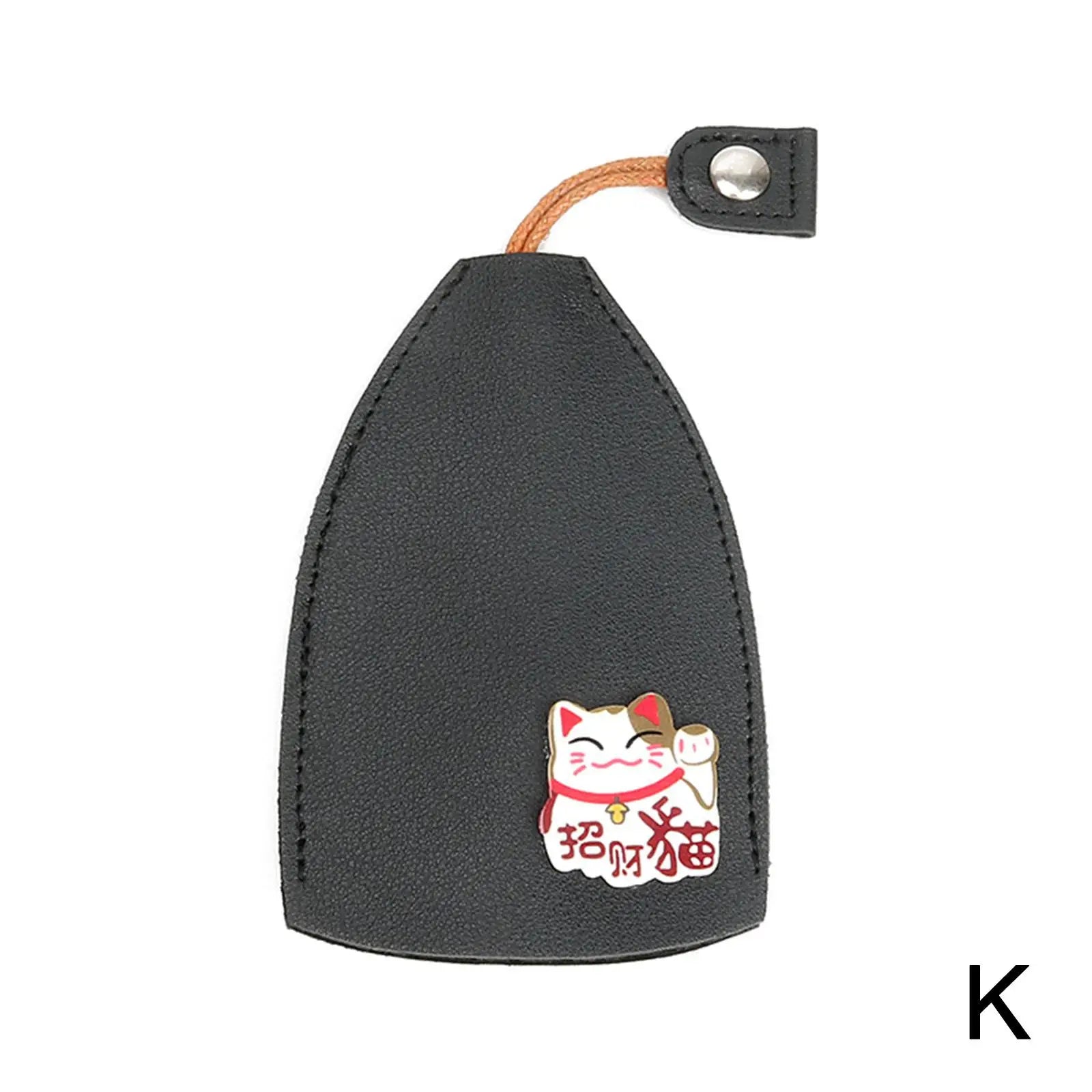 Storazone K / China Cute Fruits Unisex Pull Type Key Bag Housekeepers Car Key Holder Case New Leather Keychain Pouch PU Leather Key Wallets