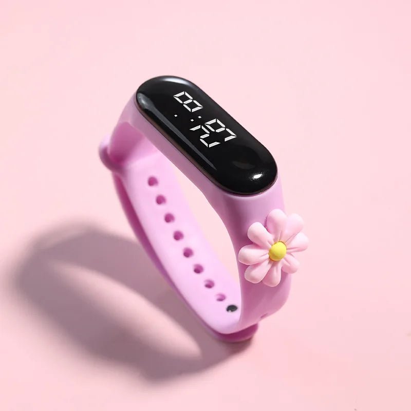 Storazone K Kids Watch Watch Reloj Smart Watch LED Children Watches Bracelet Cartoon Digital Ladies Watch for Girls Waterproof Clock Gift