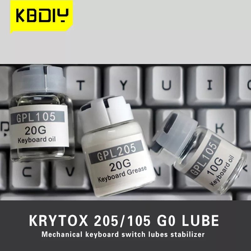 Storazone KBDiy Switches Lube Grease Oil GPL105/205 DIY Mechanical Keyboard Keycaps Switch Stabilizer Lubricant For GK61 Anne Pro 2 TM680