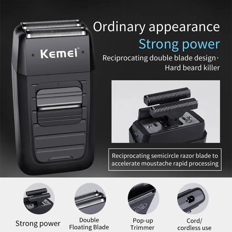 Storazone Kemei KM-2296 KM-2299 KM-1102 Hair Clipper Kit Men's Electric Shaver Hair Trimmer Machine Professional Hair Cutting Machine