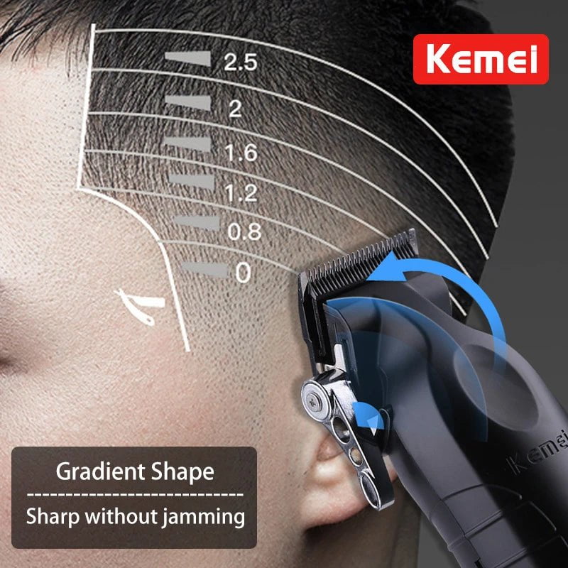 Storazone Kemei KM-2296 KM-2299 KM-1102 Hair Clipper Kit Men's Electric Shaver Hair Trimmer Machine Professional Hair Cutting Machine