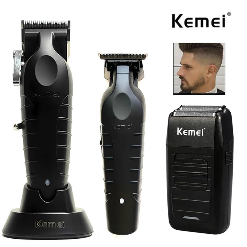 Storazone Kemei KM-2296 KM-2299 KM-1102 Hair Clipper Kit Men's Electric Shaver Hair Trimmer Machine Professional Hair Cutting Machine