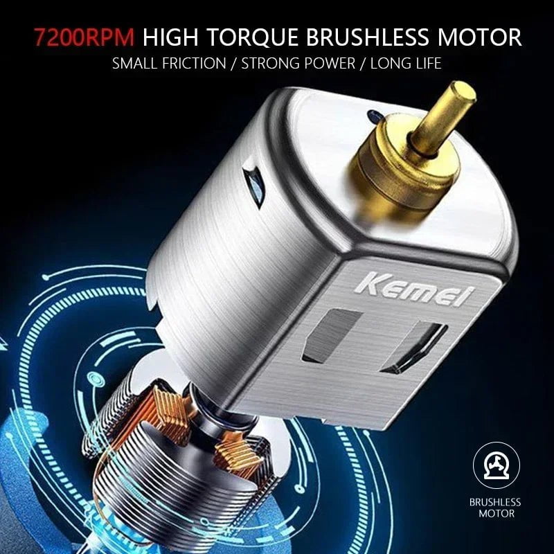 Storazone Kemei KM-2299 Hair Trimmer Machine Men's Haircut Machine Hair Clipper Professional Hair Cutter Hair Cutting Machine Clipper Hair