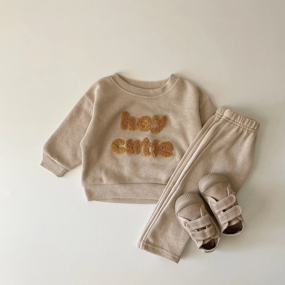 Storazone Khaki / 9-12M 73 2PCS Casual Autumn Baby Clothes Set Toddler Newborn Baby Boy Girl Casual Tops Sweater + Loose Trouser Kids Clothing Outfits