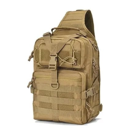 Storazone Khaki single strap / CHINA 35L Camping Backpack Waterproof Trekking Fishing Hunting Bag Military Tactical Army Molle Climbing Rucksack Outdoor Bags mochila