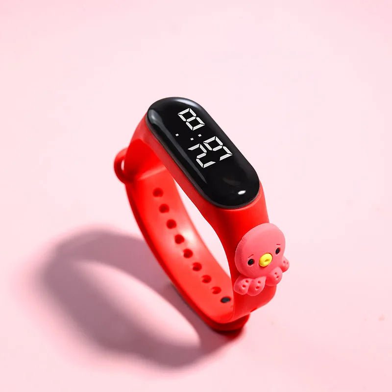 Storazone Kids Watch Watch Reloj Smart Watch LED Children Watches Bracelet Cartoon Digital Ladies Watch for Girls Waterproof Clock Gift
