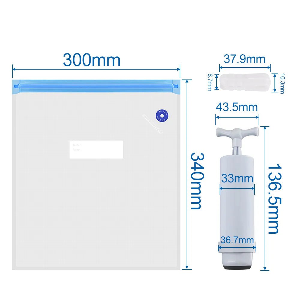 Storazone KINGROON PLA ABS TPU Vacuum Bag Filament Storage Bag 3D Printer Filament Dryer Safekeep Humidity Resistant 3D Printer Parts