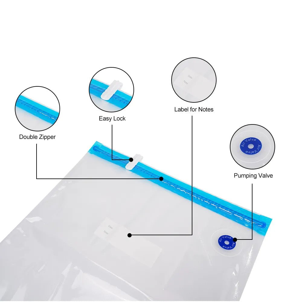 Storazone KINGROON PLA ABS TPU Vacuum Bag Filament Storage Bag 3D Printer Filament Dryer Safekeep Humidity Resistant 3D Printer Parts