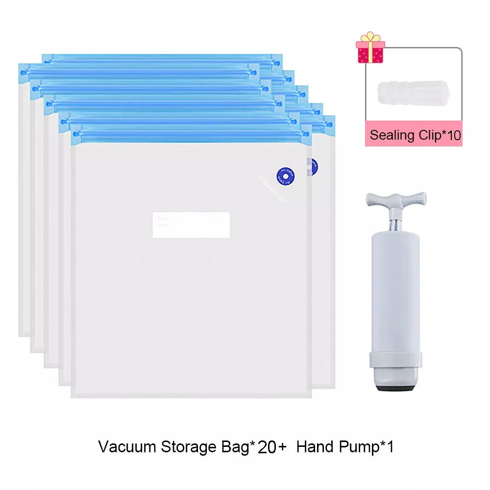 Storazone Kit C 20pcs bag pump KINGROON PLA ABS TPU Vacuum Bag Filament Storage Bag 3D Printer Filament Dryer Safekeep Humidity Resistant 3D Printer Parts