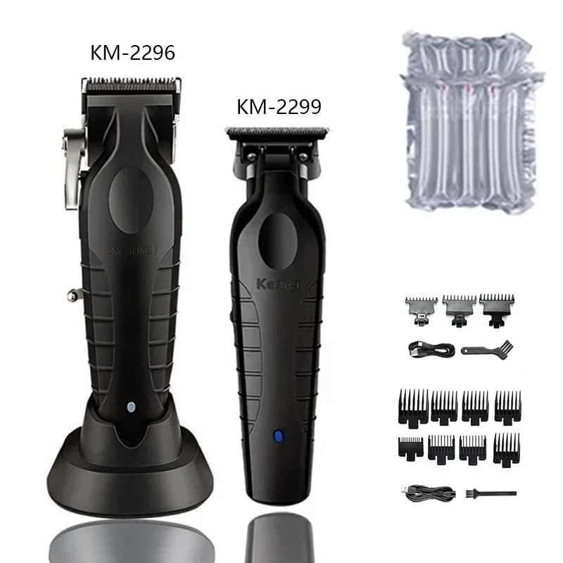 Storazone Kit2 Kemei KM-2299 Hair Trimmer Machine Men's Haircut Machine Hair Clipper Professional Hair Cutter Hair Cutting Machine Clipper Hair