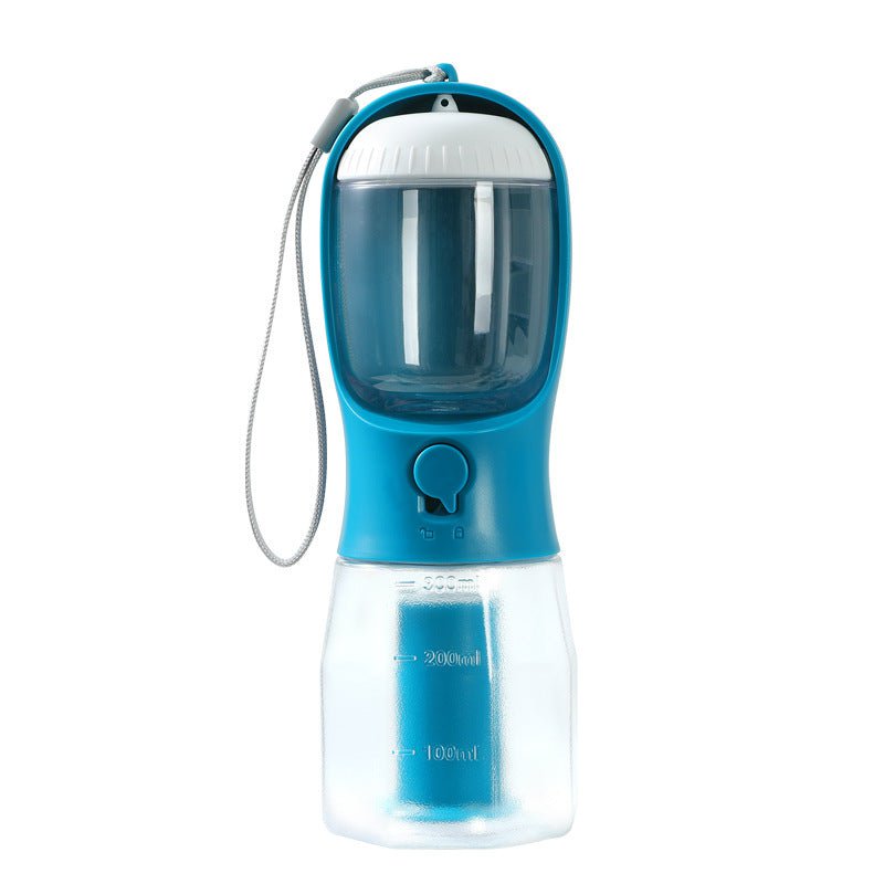 STORAZONE Kitchen 300ml Garbage Bag / Indigo Dog Water Cup Drinking Food Garbage Bag Three-in-one Portable Small Multi-functional Pet Cups Pets Supplies
