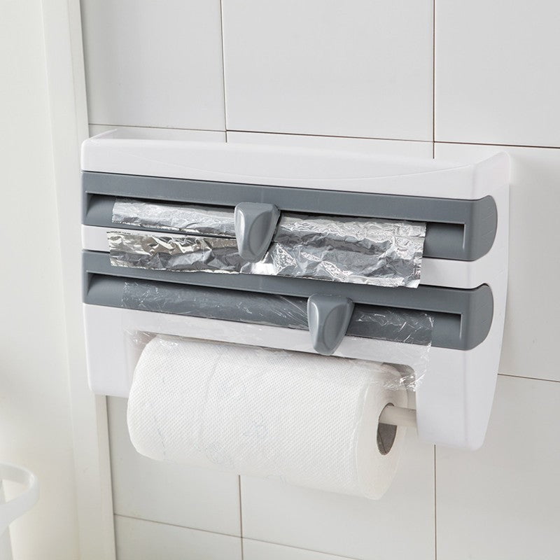 STORAZONE Kitchen 4-In-1 Kitchen Roll Holder Dispenser