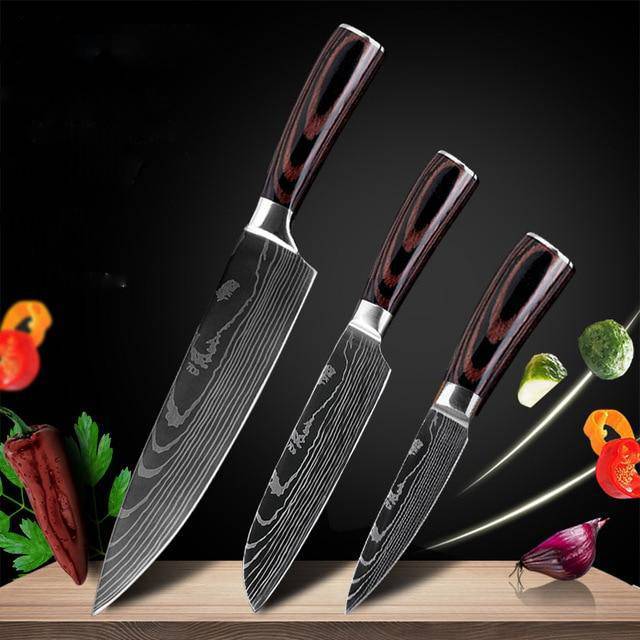 STORAZONE Kitchen 8chef+5santoku+3.5pairing Carpenter's Special Set 6-piece Set 8-piece Set Knife Chef Knife Kitchen Knife Cooking