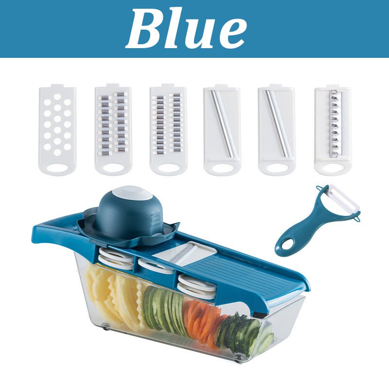 STORAZONE Kitchen Blue A Multifunctional Vegetable Cutter Home Kitchen Slicing And Dicing Fruit Artifact