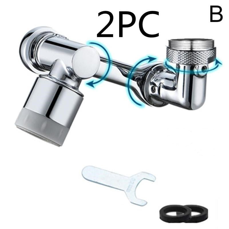 STORAZONE Kitchen Dual mode / 2PCS Universal 1080 Swivel Faucet Aerator Multifunction Faucet Extender Universal Swivel Splash Resistant Shower