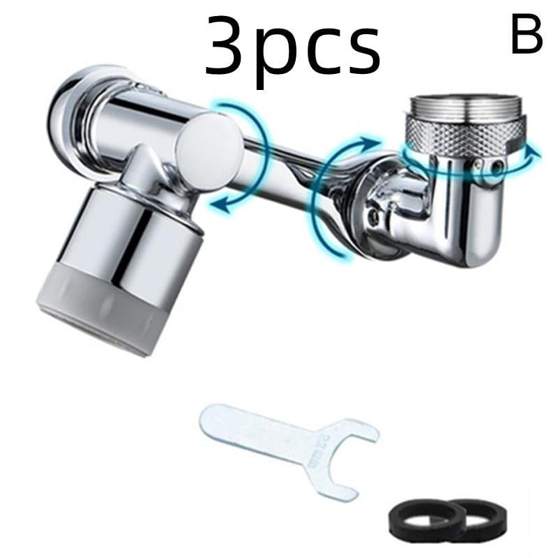 STORAZONE Kitchen Dual mode / 3PCS Universal 1080 Swivel Faucet Aerator Multifunction Faucet Extender Universal Swivel Splash Resistant Shower