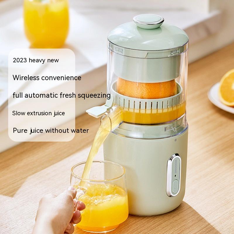 STORAZONE Kitchen Fresh Green Multifunctional Wireless Electric Juicer Steel Orange Lemon Blender USB Portable Mini Fruit Squeezer Pressure Juicer Kitchen