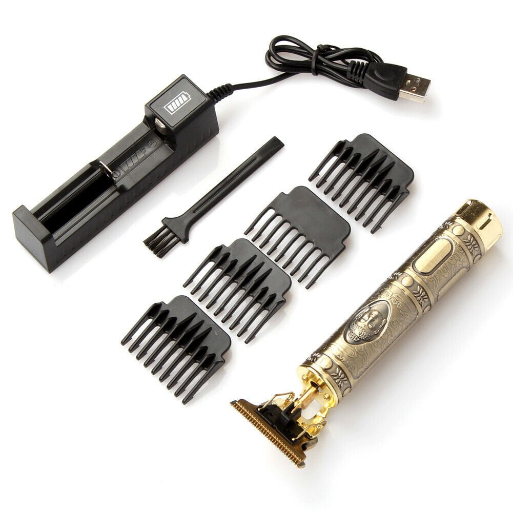 STORAZONE Kitchen Gold Buddha USB Electric Hair Clippers Rechargeable Shaver Beard Trimmer Professional Men Hair Cutting Machine Beard Barber Hair Cut