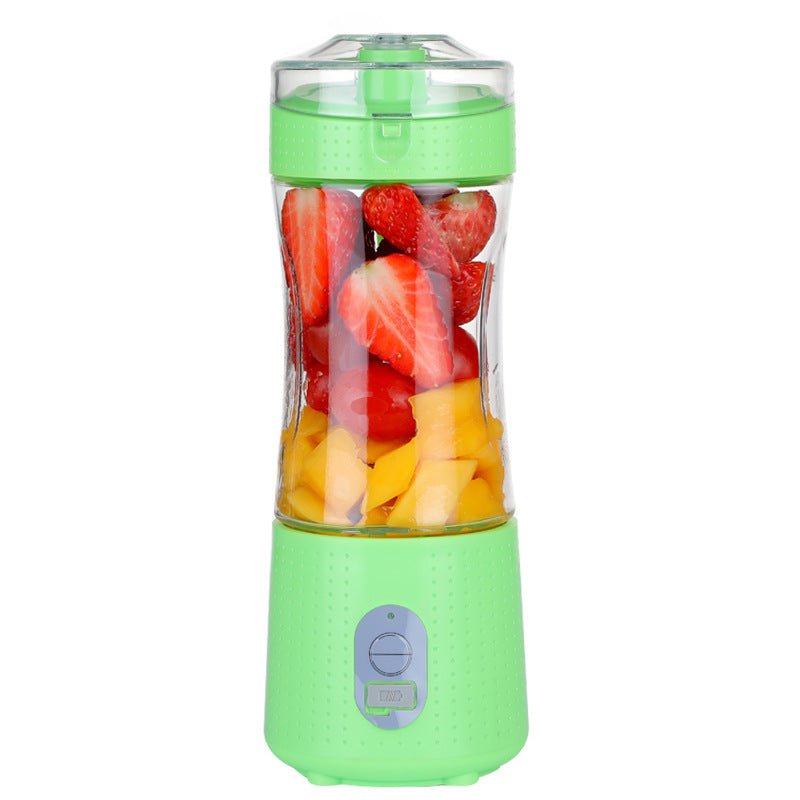 STORAZONE Kitchen Green / 1 Set Portable Blender For Shakes And Smoothies Personal Size Single Serve Travel Fruit Juicer Mixer Cup With Rechargeable USB